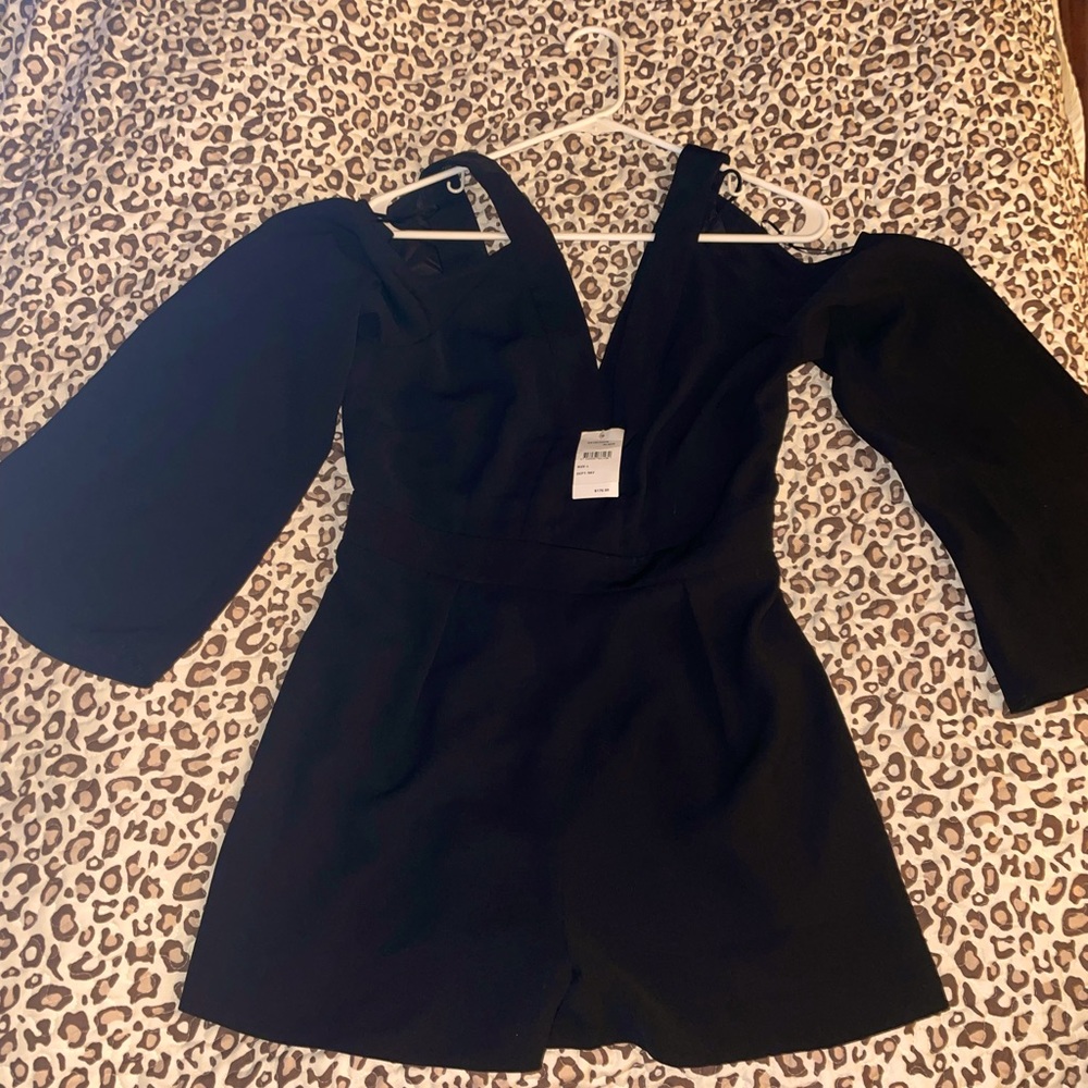 NORDSTROMS Dressy Black Romper (new with tags)
